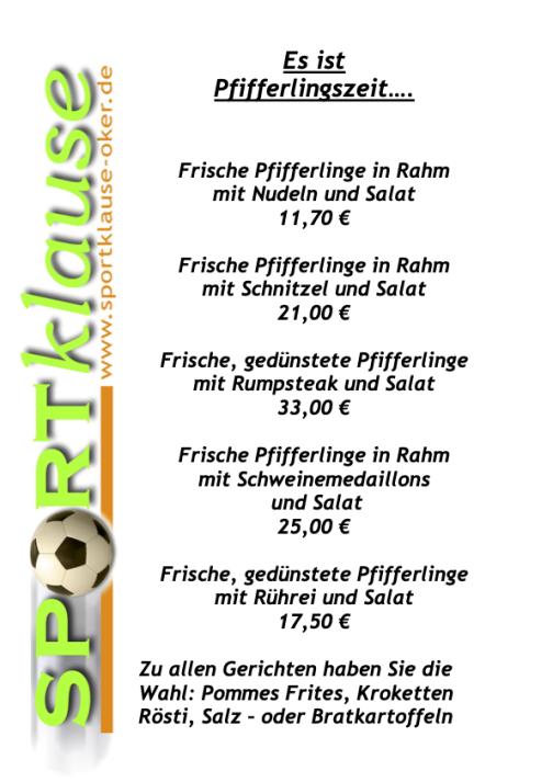 Pfifferlinge 2025