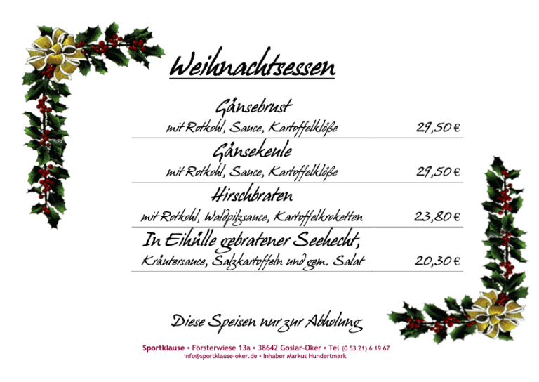 Weihnachten 2025